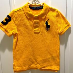 Big pony cotton Mesh Polo Shirt by Ralph Lauren size 4T